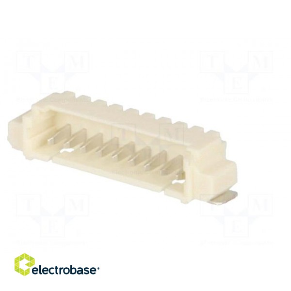 Socket | wire-board | male | PicoBlade™ | 1.25mm | PIN: 9 | SMT | 1A | tinned image 2