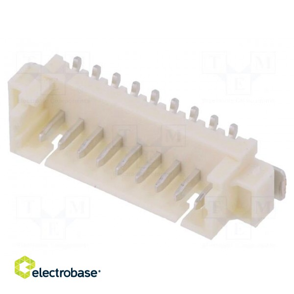 Socket | wire-board | male | PicoBlade™ | 1.25mm | PIN: 9 | SMT | 1A | tinned image 1