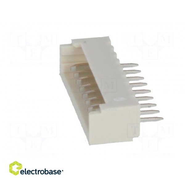 Socket | wire-board | male | PicoBlade | 1.25mm | PIN: 9 | THT | 1A | tinned image 3