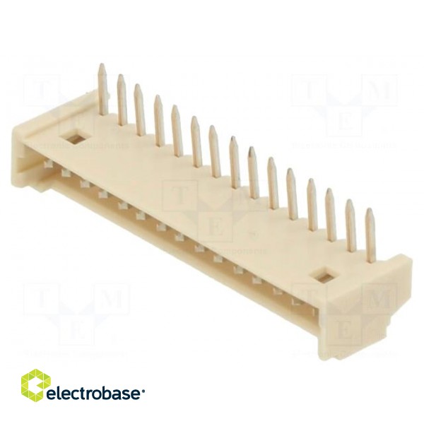 Socket | wire-board | male | PicoBlade™ | 1.25mm | THT | 1A | tinned | 125V