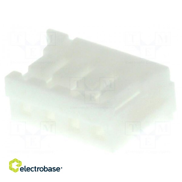 Plug | wire-board | female | 1.5mm | PIN: 4 | w/o contacts | for cable image 1