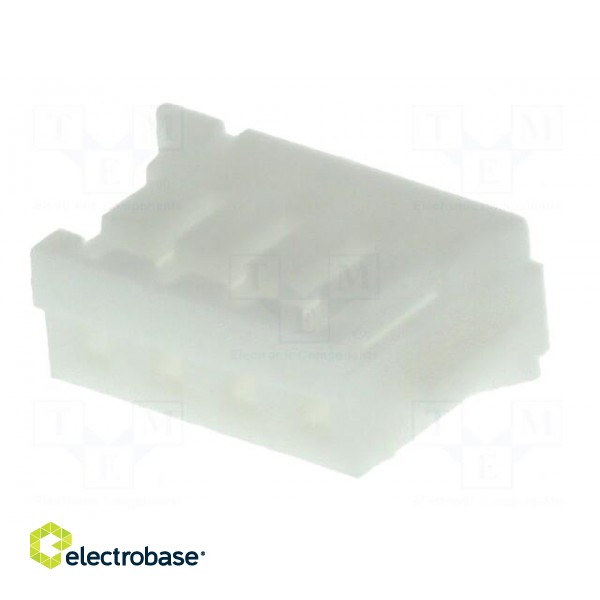 Plug | wire-board | female | 1.5mm | PIN: 4 | w/o contacts | for cable фото 2