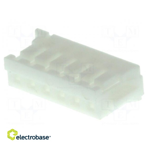 Plug | wire-board | female | 1.5mm | PIN: 6 | w/o contacts | for cable image 1