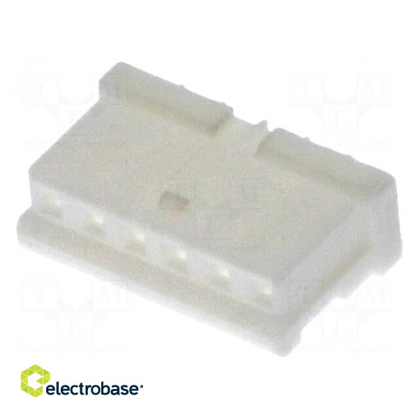 Plug | wire-board | female | Pico-SPOX | 1.5mm | PIN: 6 | w/o contacts image 1
