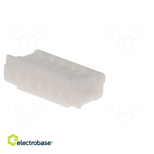 Plug | wire-board | female | ZH | 1.5mm | PIN: 6 | w/o contacts | for cable фото 6