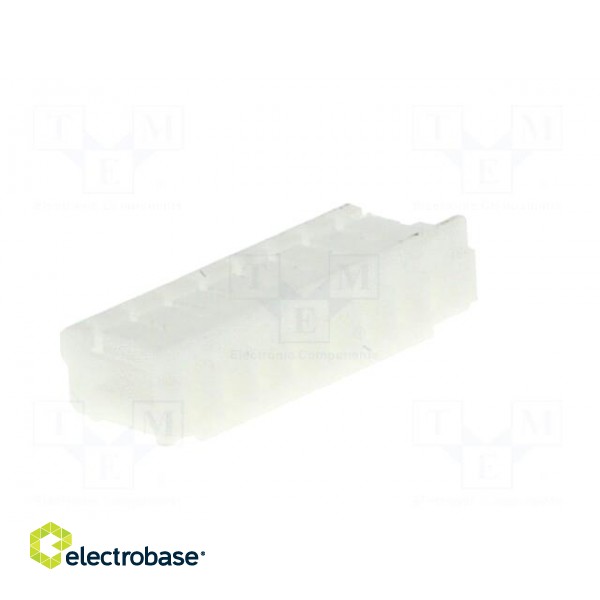 Plug | wire-board | female | ZH | 1.5mm | PIN: 8 | w/o contacts | for cable image 4