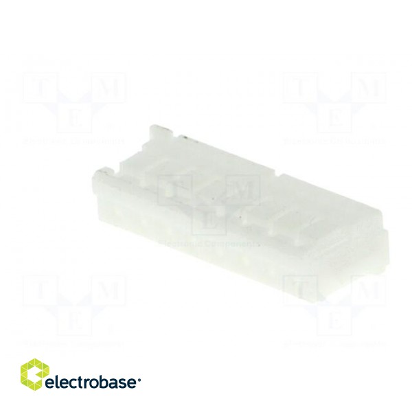 Plug | wire-board | female | ZH | 1.5mm | PIN: 8 | w/o contacts | for cable фото 2