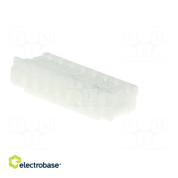 Plug | wire-board | female | ZH | 1.5mm | PIN: 8 | w/o contacts | for cable image 6