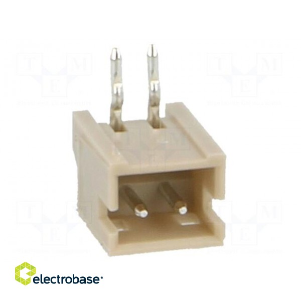 Socket | wire-board | male | 1.5mm | PIN: 2 | THT | 100V | 1A | tinned | 20mΩ image 9