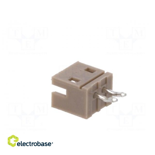 Socket | wire-board | male | 1.5mm | PIN: 2 | THT | 100V | 1A | tinned | 20mΩ image 4