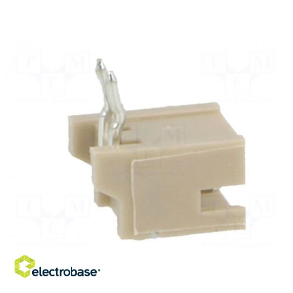 Socket | wire-board | male | 1.5mm | PIN: 2 | THT | 100V | 1A | tinned | 20mΩ image 7
