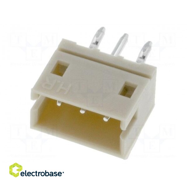 Socket | wire-board | male | 1.5mm | PIN: 3 | THT | 100V | 1A | tinned | 20mΩ фото 1