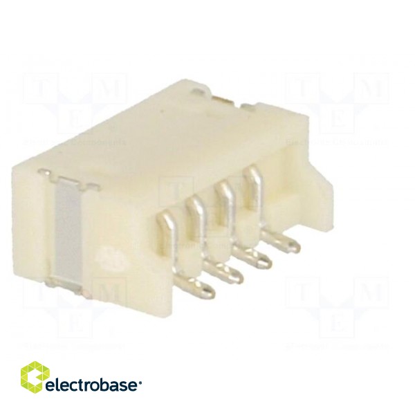 Socket | wire-board | male | 1.5mm | PIN: 4 | SMT | 100V | 1A | tinned | 20mΩ image 4