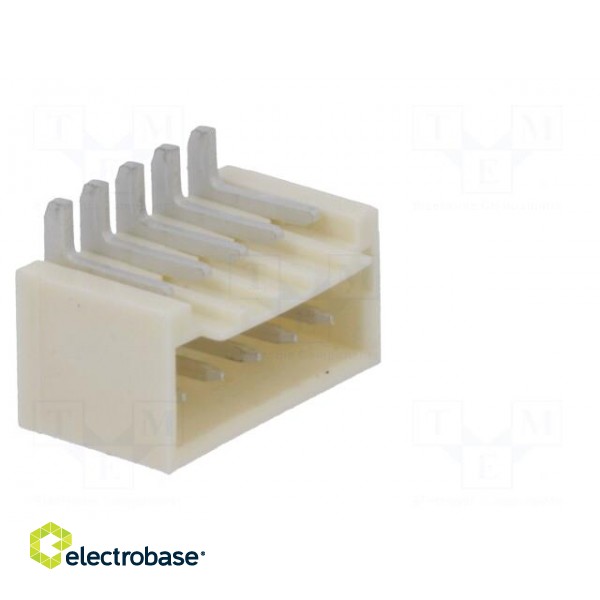 Socket | wire-board | male | 1.5mm | PIN: 5 | SMT | on PCBs | tinned paveikslėlis 8