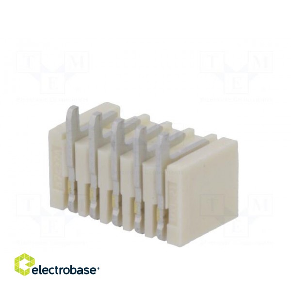 Socket | wire-board | male | 1.5mm | PIN: 5 | SMT | on PCBs | tinned фото 6