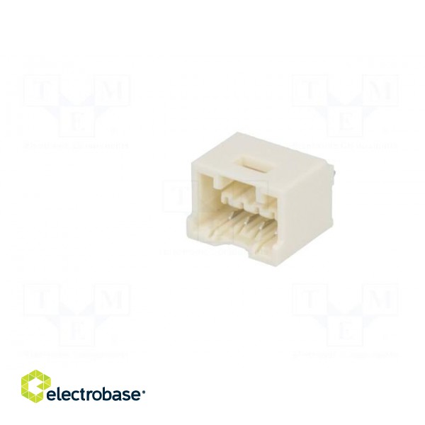 Socket | wire-board | male | CLIK-Mate | 1.5mm | PIN: 4 | THT | PCB snap | 2A paveikslėlis 2