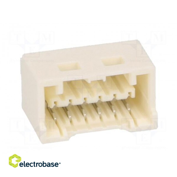 Socket | wire-board | male | CLIK-Mate | 1.5mm | PIN: 6 | THT | 2A | tinned image 9