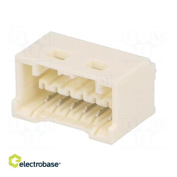 Socket | wire-board | male | CLIK-Mate | 1.5mm | PIN: 6 | THT | 2A | tinned image 2
