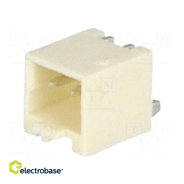 Socket | wire-board | male | Pico-SPOX | 1.5mm | PIN: 2 | SMT | on PCBs paveikslėlis 1