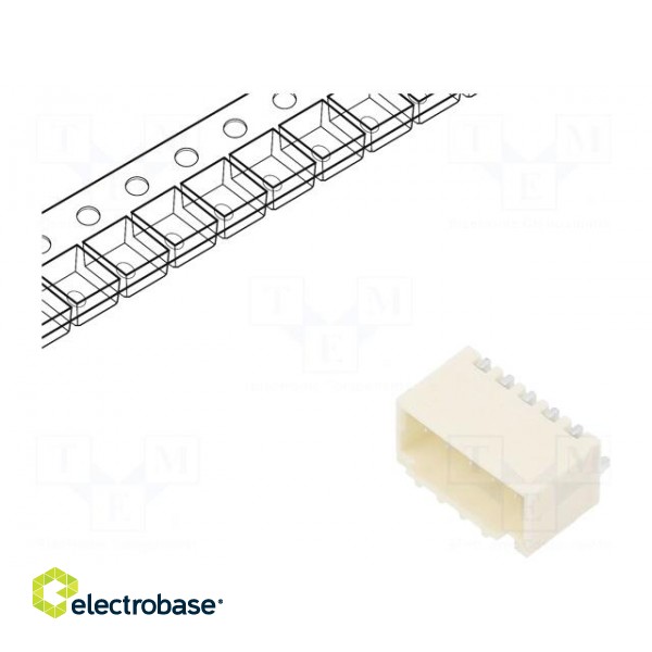 Socket | wire-board | male | Pico-SPOX | 1.5mm | PIN: 5 | SMT | on PCBs