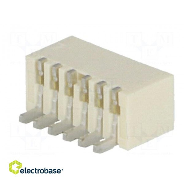 Socket | wire-board | male | Pico-SPOX | 1.5mm | PIN: 6 | SMT | on PCBs paveikslėlis 6