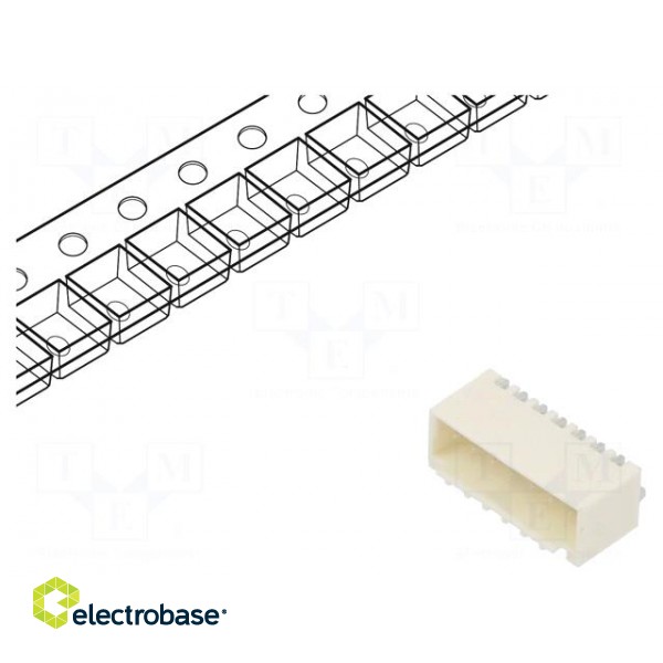 Socket | wire-board | male | Pico-SPOX | 1.5mm | PIN: 7 | SMT | on PCBs