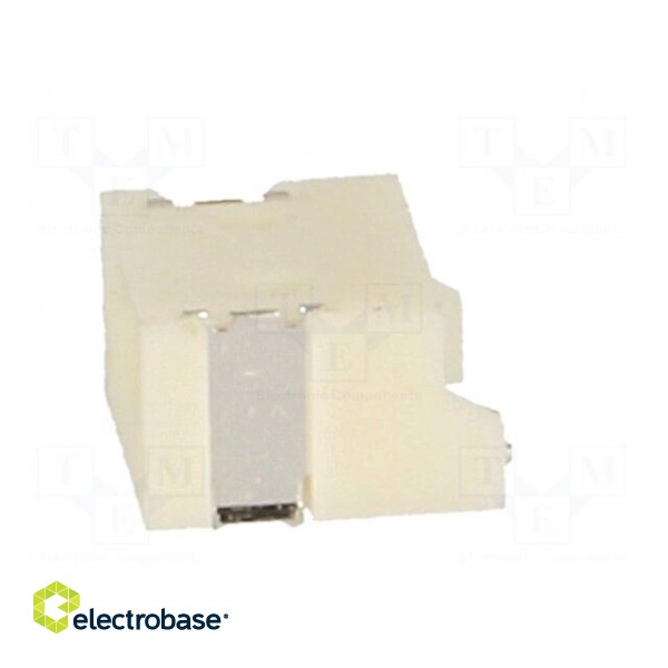 Socket | wire-board | male | ZH | 1.5mm | PIN: 2 | SMT | 50V | 1A | -25÷85°C image 3