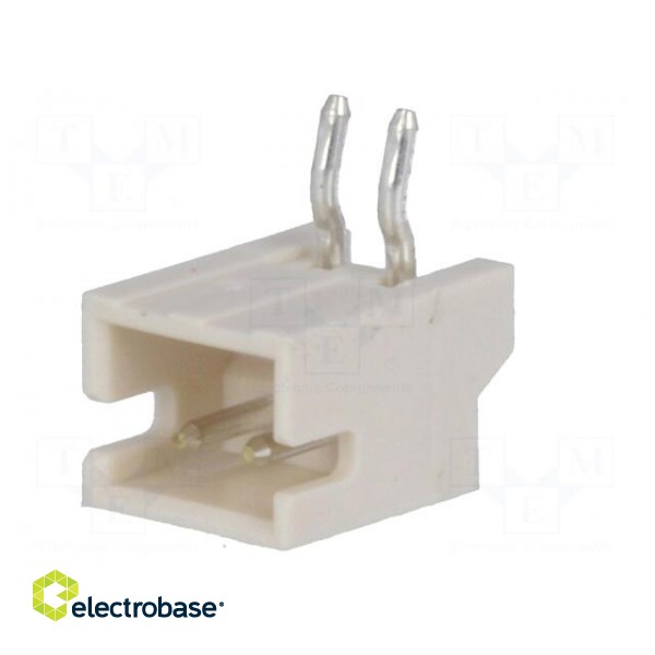 Socket | wire-board | male | ZH | 1.5mm | PIN: 2 | THT | 50V | 1A | -25÷85°C image 2