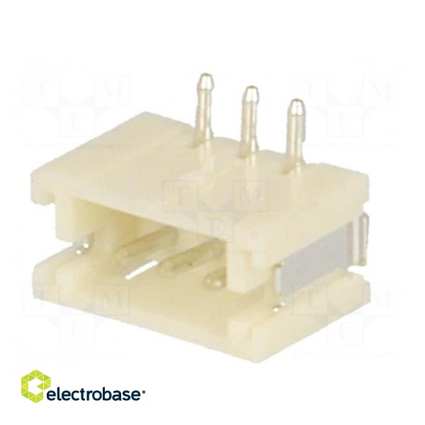 Socket | wire-board | male | ZH | 1.5mm | PIN: 3 | SMT | 50V | 1A | -25÷85°C paveikslėlis 2