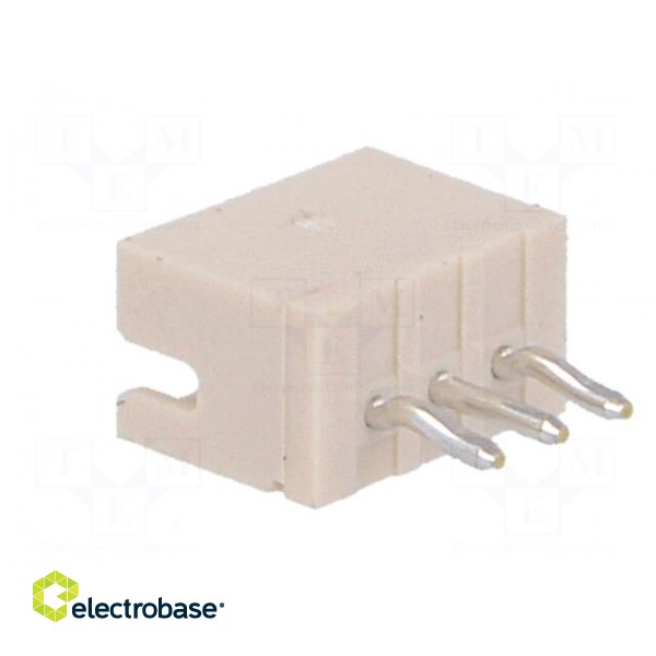 Socket | wire-board | male | ZH | 1.5mm | PIN: 3 | THT | 50V | 1A | -25÷85°C image 4