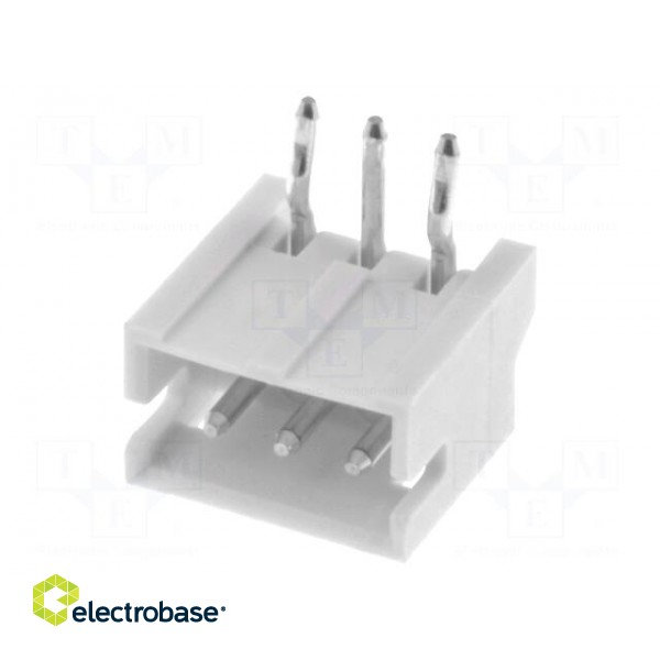 Socket | wire-board | male | ZH | 1.5mm | PIN: 3 | THT | 50V | 1A | -25÷85°C image 1