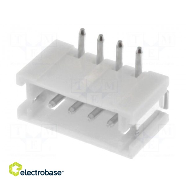 Socket | wire-board | male | ZH | 1.5mm | PIN: 4 | SMT | 50V | 1A | -25÷85°C image 1