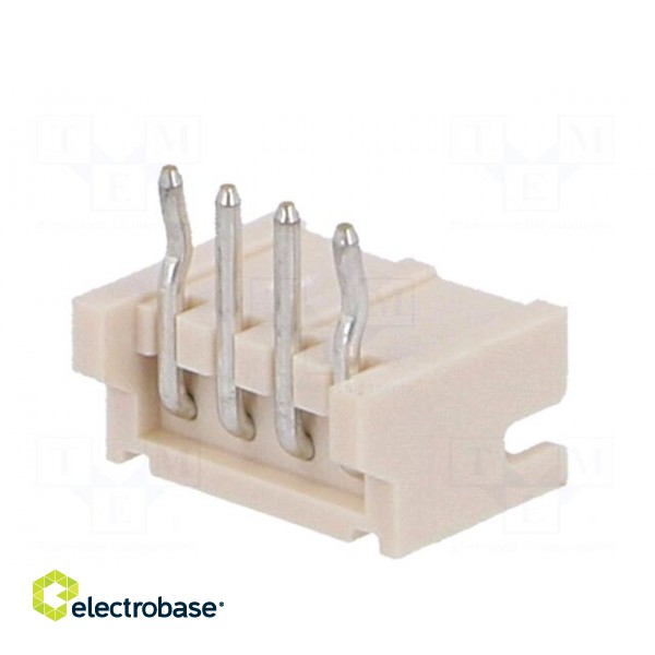 Socket | wire-board | male | ZH | 1.5mm | PIN: 4 | THT | 50V | 1A | -25÷85°C image 6