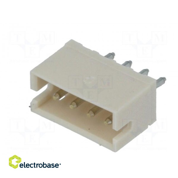 Socket | wire-board | male | ZH | 1.5mm | PIN: 4 | THT | 50V | 1A | -25÷85°C фото 2