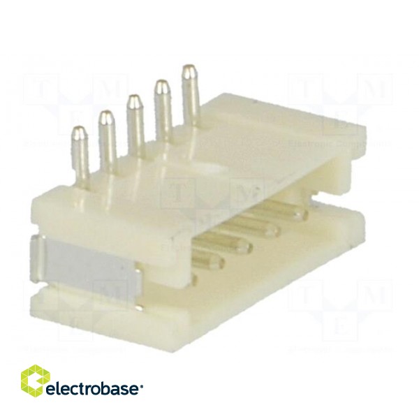 Socket | wire-board | male | ZH | 1.5mm | PIN: 5 | SMT | 50V | 1A | -25÷85°C paveikslėlis 8