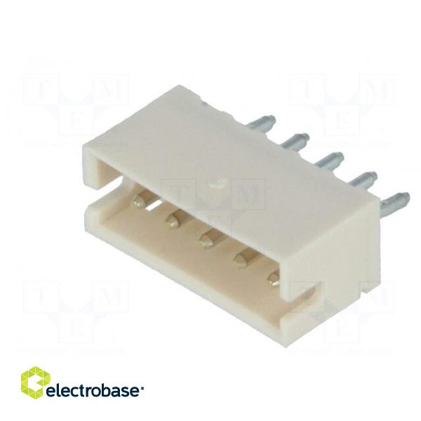 Socket | wire-board | male | ZH | 1.5mm | PIN: 5 | THT | 50V | 1A | -25÷85°C image 2