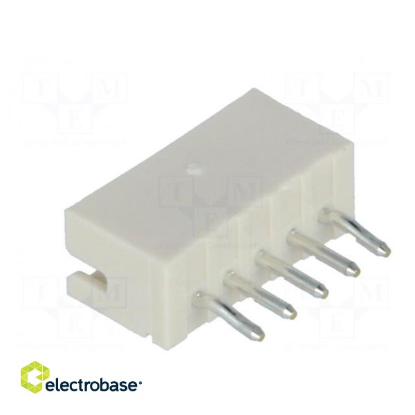 Socket | wire-board | male | ZH | 1.5mm | PIN: 5 | THT | 50V | 1A | -25÷85°C paveikslėlis 4