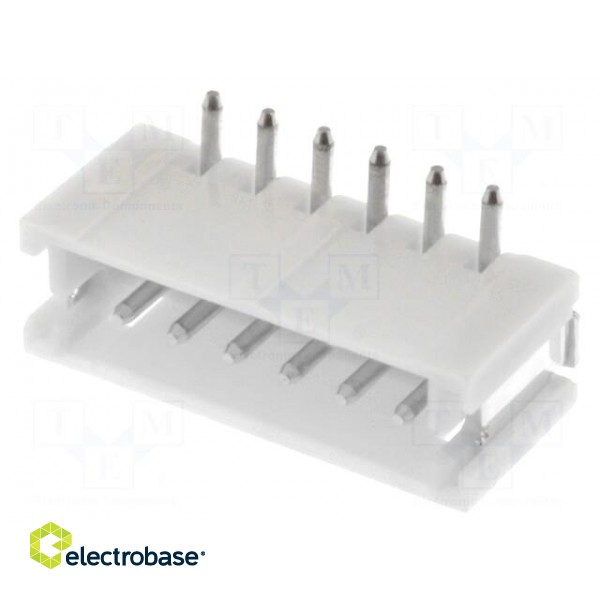 Socket | wire-board | male | ZH | 1.5mm | PIN: 6 | SMT | 50V | 1A | -25÷85°C paveikslėlis 1