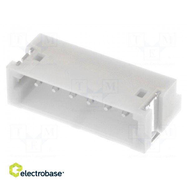 Socket | wire-board | male | ZH | 1.5mm | PIN: 6 | SMT | 50V | 1A | -25÷85°C image 1