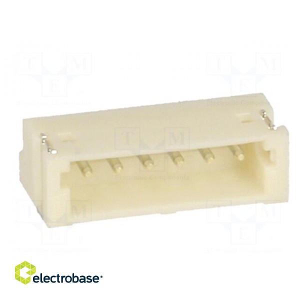 Socket | wire-board | male | ZH | 1.5mm | PIN: 6 | SMT | 50V | 1A | -25÷85°C фото 9