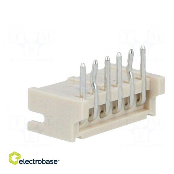 Socket | wire-board | male | ZH | 1.5mm | PIN: 6 | THT | 50V | 1A | -25÷85°C image 4