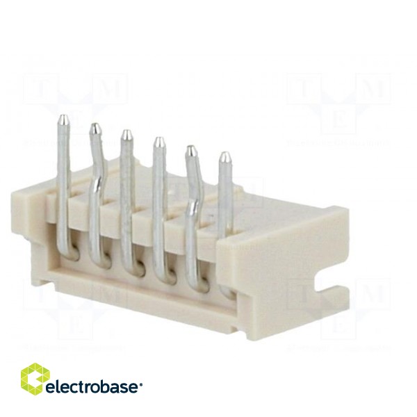 Socket | wire-board | male | ZH | 1.5mm | PIN: 6 | THT | 50V | 1A | -25÷85°C image 6