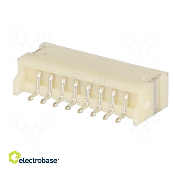 Socket | wire-board | male | ZH | 1.5mm | PIN: 8 | SMT | 50V | 1A | -25÷85°C image 6