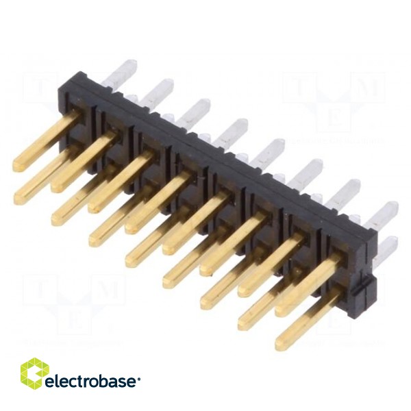 Pin header | wire-wire/PCB | male | Milli-Grid | 2mm | PIN: 16 | THT | 2A фото 1