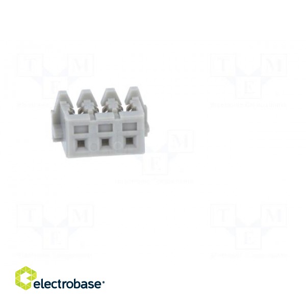 Plug | IDC | female | KR | 2mm | PIN: 3 | for cable | 100V | 1A | Layout: 1x3 фото 9