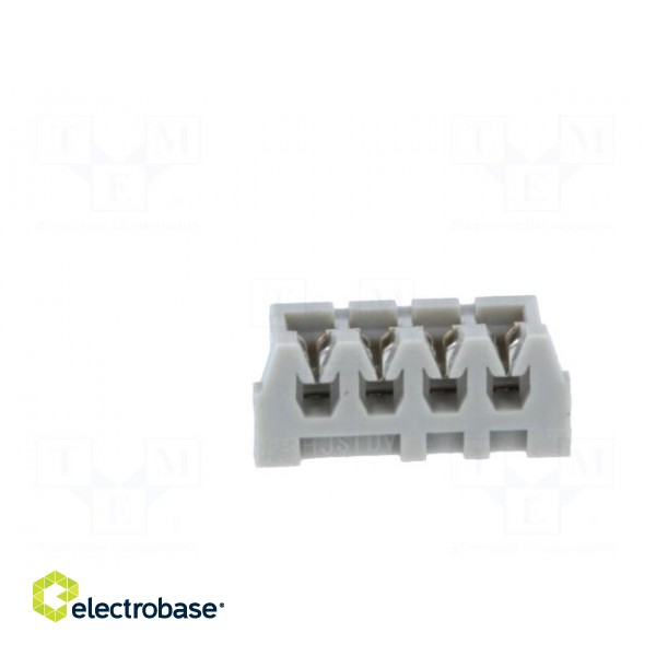 Plug | IDC | female | KR | 2mm | PIN: 4 | for cable | 100V | 1A | Layout: 1x4 paveikslėlis 5