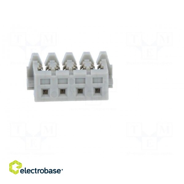 Plug | IDC | female | KR | 2mm | PIN: 4 | for cable | 100V | 1A | Layout: 1x4 paveikslėlis 9