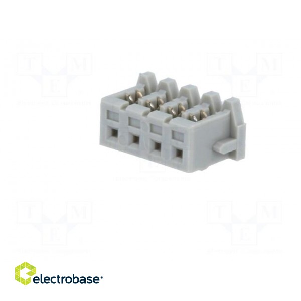 Plug | IDC | female | KR | 2mm | PIN: 4 | for cable | 100V | 1A | Layout: 1x4 image 2