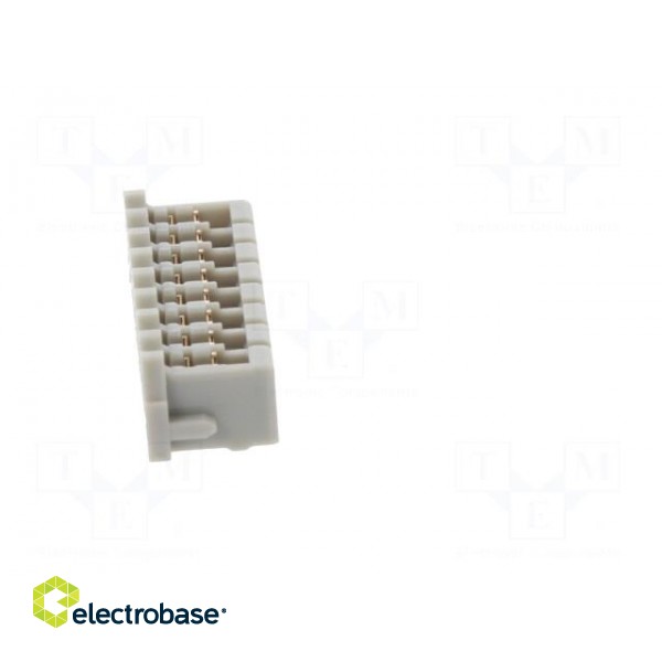 Plug | IDC | female | KR | 2mm | PIN: 8 | for cable | 100V | 1A | Layout: 1x8 image 7