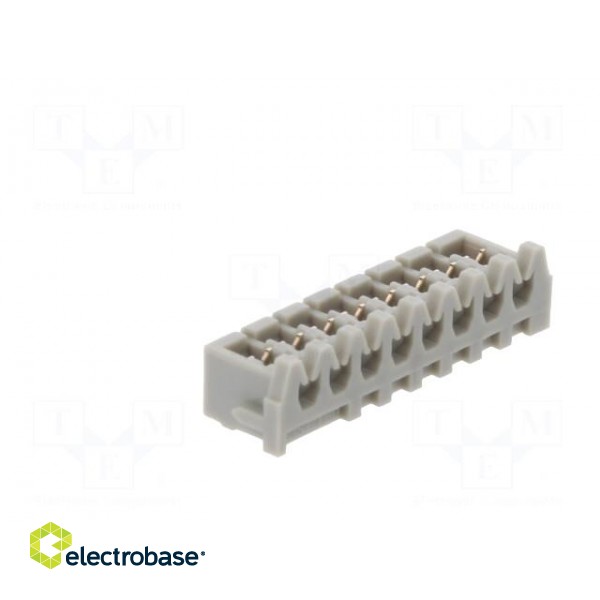 Plug | IDC | female | KR | 2mm | PIN: 8 | for cable | 100V | 1A | Layout: 1x8 image 4